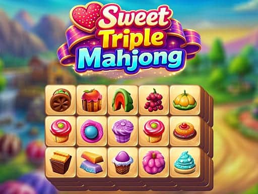 Screenshot van Sweet Triple Mahjong