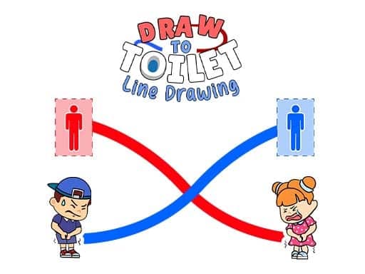 Screenshot van Draw To Toilet - Line Drawing