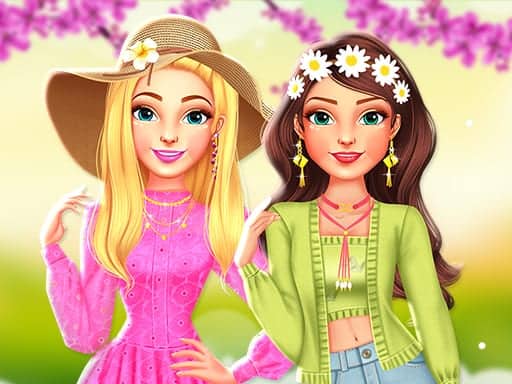 Screenshot van Bffs Spring Break Fashionista