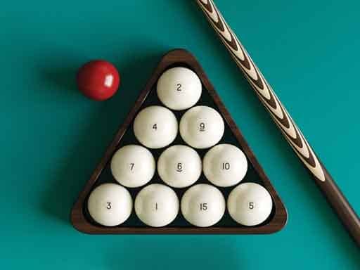 Screenshot van Billiards 3D: Russian Pyramid