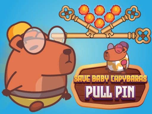 Screenshot van Save Baby Capybaras - Pull Pin