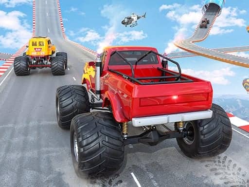 Screenshot van Mega Ramp Monster Truck Race