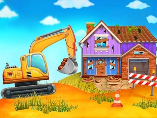Screenshot van Construction Truck: Building Games for Kids