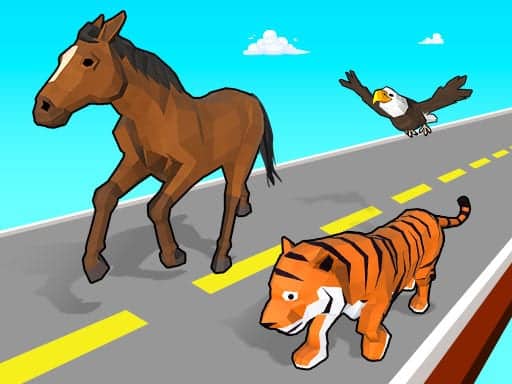 Screenshot van Animal Transform Race
