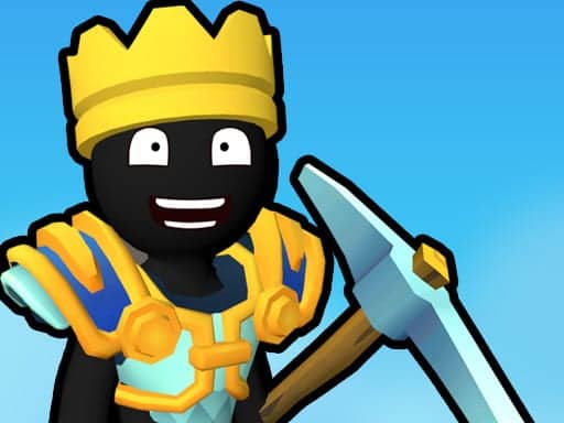 Screenshot van Stickman Miners Wars