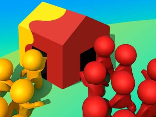 Screenshot van Giant Crowd io House Capture