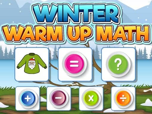 Screenshot van Winter Warm Up Math