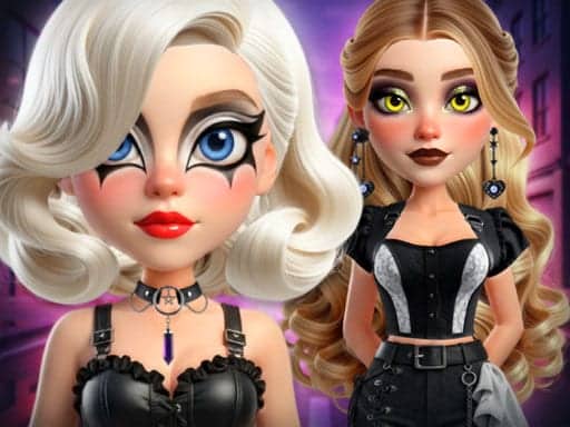 Screenshot van Stardom Alt-Girls Fashion Duel