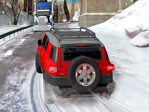 Screenshot van Heavy Jeep Winter Driving