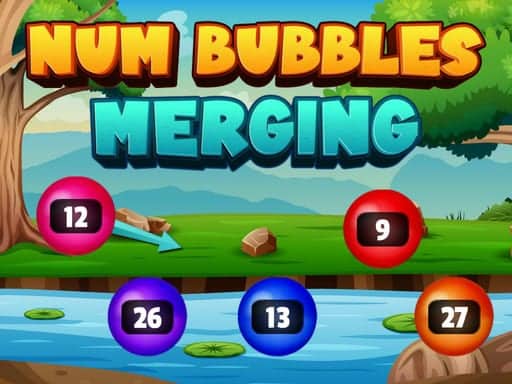 Screenshot van Num Bubbles Merging
