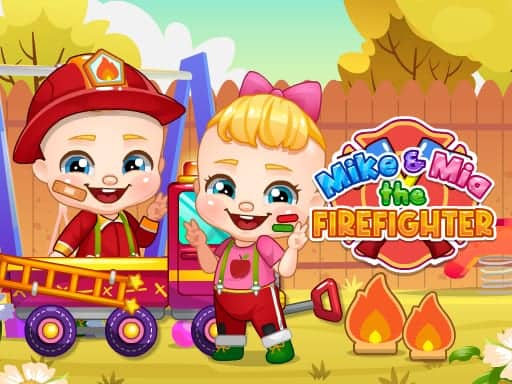 Screenshot van Mike And Mia The Firefighter