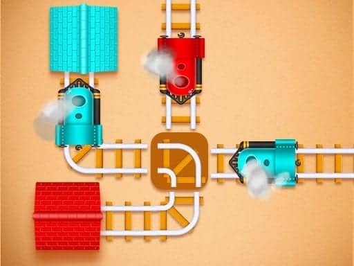 Screenshot van Rail Maze Puzzle
