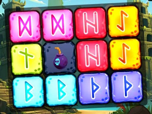 Screenshot van Runic Block Collapse