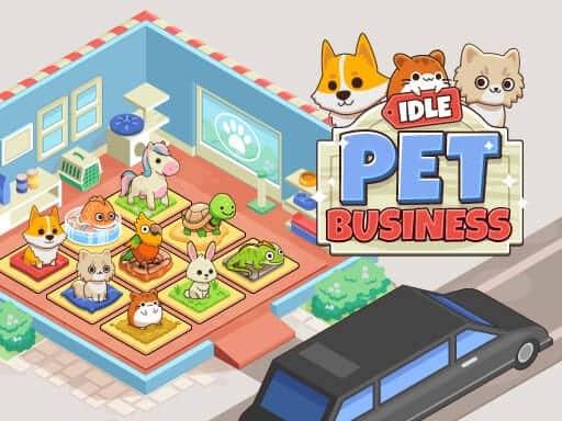 Screenshot van Idle Pet Business