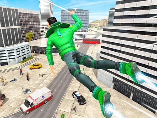 Screenshot van Spider Rope Hero City Fight
