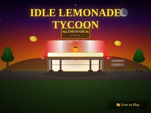 Screenshot van Lemonade Tycoon Idle