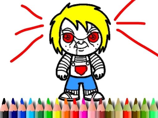 Screenshot van Scary Boy Coloring Book