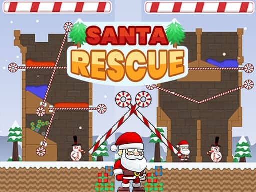 Screenshot van Santa Rescue
