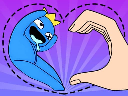 Screenshot van Finger Heart Monster Refill