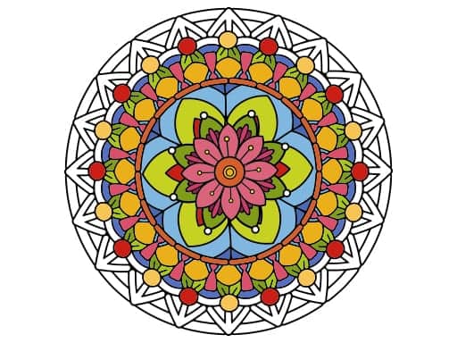 Screenshot van Mandala Coloring Book