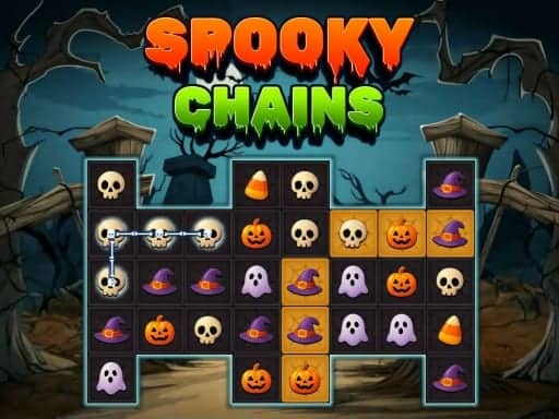 Screenshot van Spooky Chains
