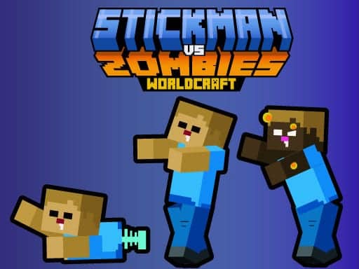 Screenshot van Stickman vs Zombies WorldCraft