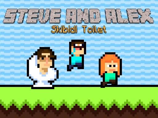 Screenshot van Steve and Alex Skibidi Toilet