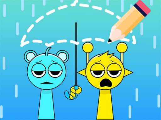 Screenshot van Draw One Part Brain Puzzle