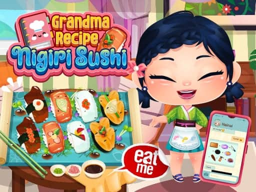 Screenshot van Grandma Recipe Nigiri Sushi