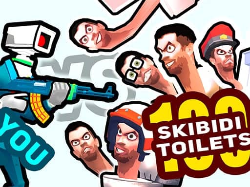 Screenshot van You vs 100 Skibidi Toilets