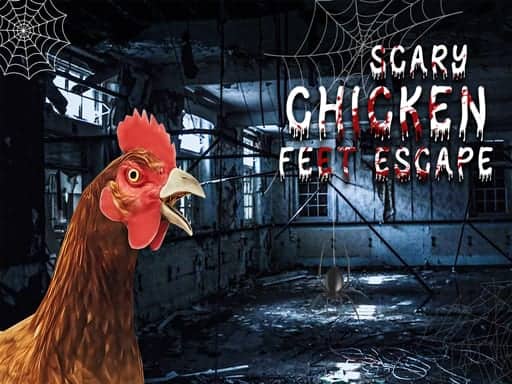 Screenshot van Scary Chicken Feet Escape Game