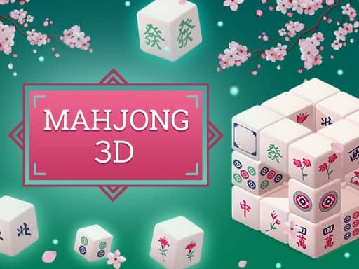 Screenshot van Mahjong 3D