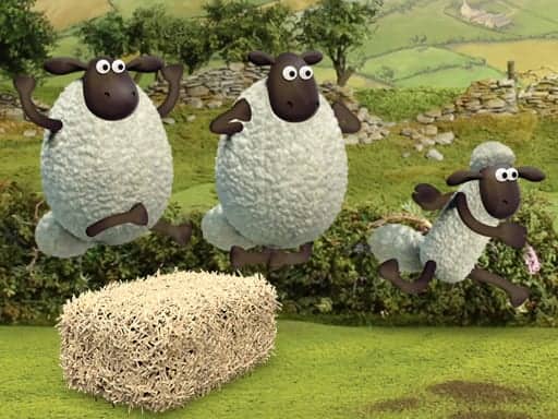 Screenshot van Shaun The Sheep Alien Athletics