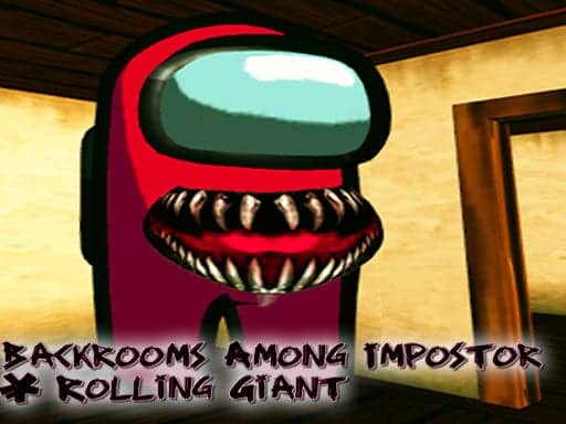 Screenshot van Backrooms Among Impostor & Rolling Giant