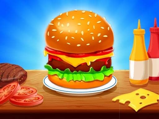 Screenshot van Burger Cafe - Cooking Games For Kids