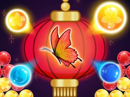 Screenshot van Bubble Shooter Butterfly