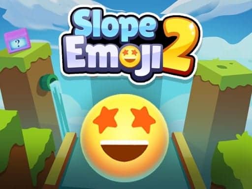 Screenshot van Slope Emoji 2