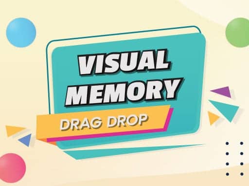 Screenshot van Visual Memory Drag Drop