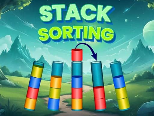 Screenshot van Stack Sorting