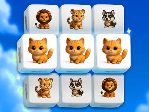 Screenshot van Mahjong Cute Tiles