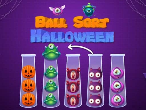 Screenshot van Ball Sort Halloween