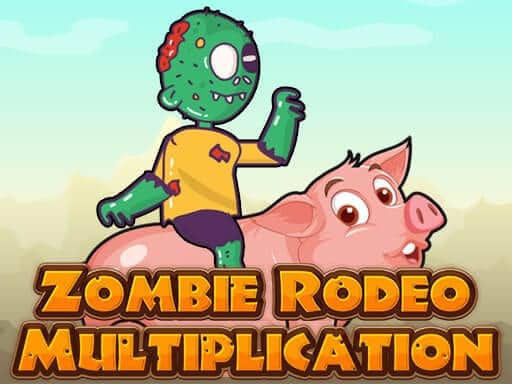 Screenshot van Zombie Rodeo Multiplication