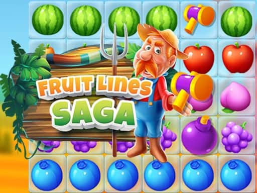 Screenshot van Fruit Lines Saga