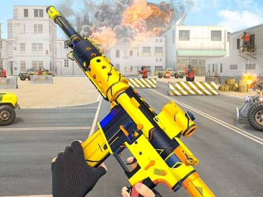 Screenshot van TPS Gun War Shooting Games 3D