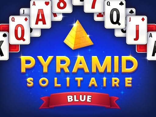 Screenshot van Pyramid Solitaire Blue