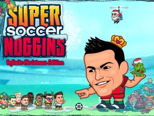 Screenshot van Super Soccer Noggins - Xmas Edition