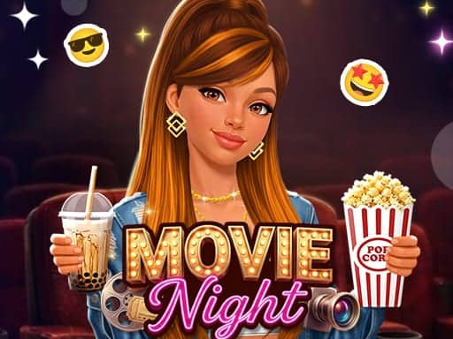 Screenshot van Movie Night Glam Dress Up