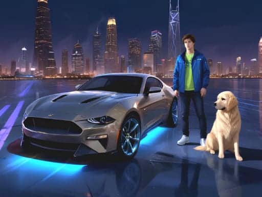 Screenshot van Mustang City Driver