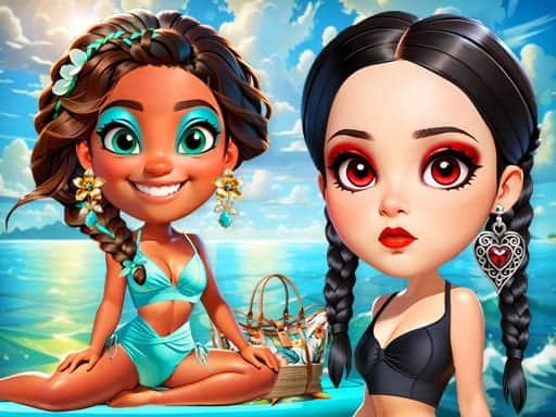 Screenshot van Wave Chic Ocean Fashion Frenzy