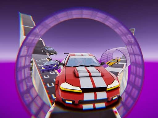 Screenshot van Elon Cars : Online Sky Stunt